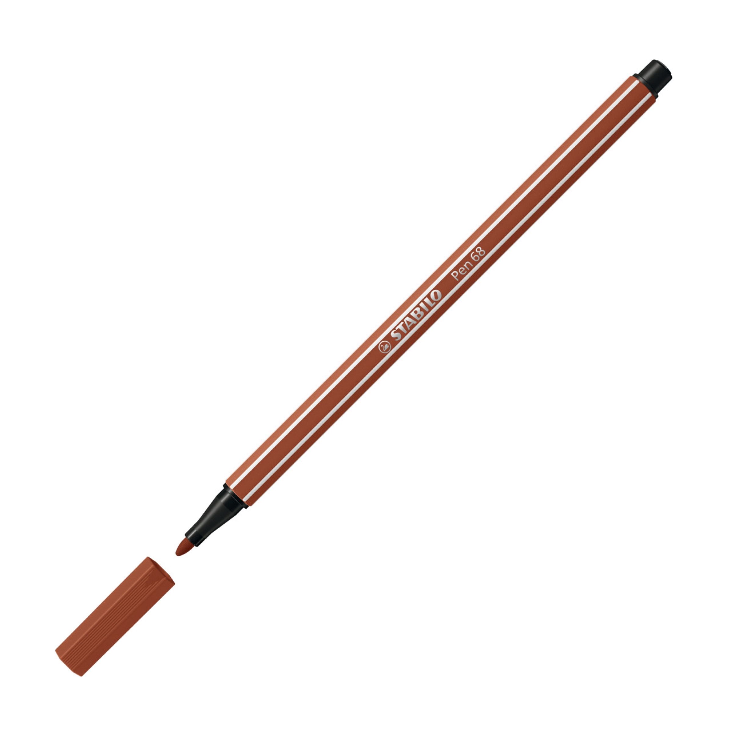 STABILO Pen 68 Filzstift – Currygelb, 1,0 Mm Strichbreite, Wasserbasierte Tinte