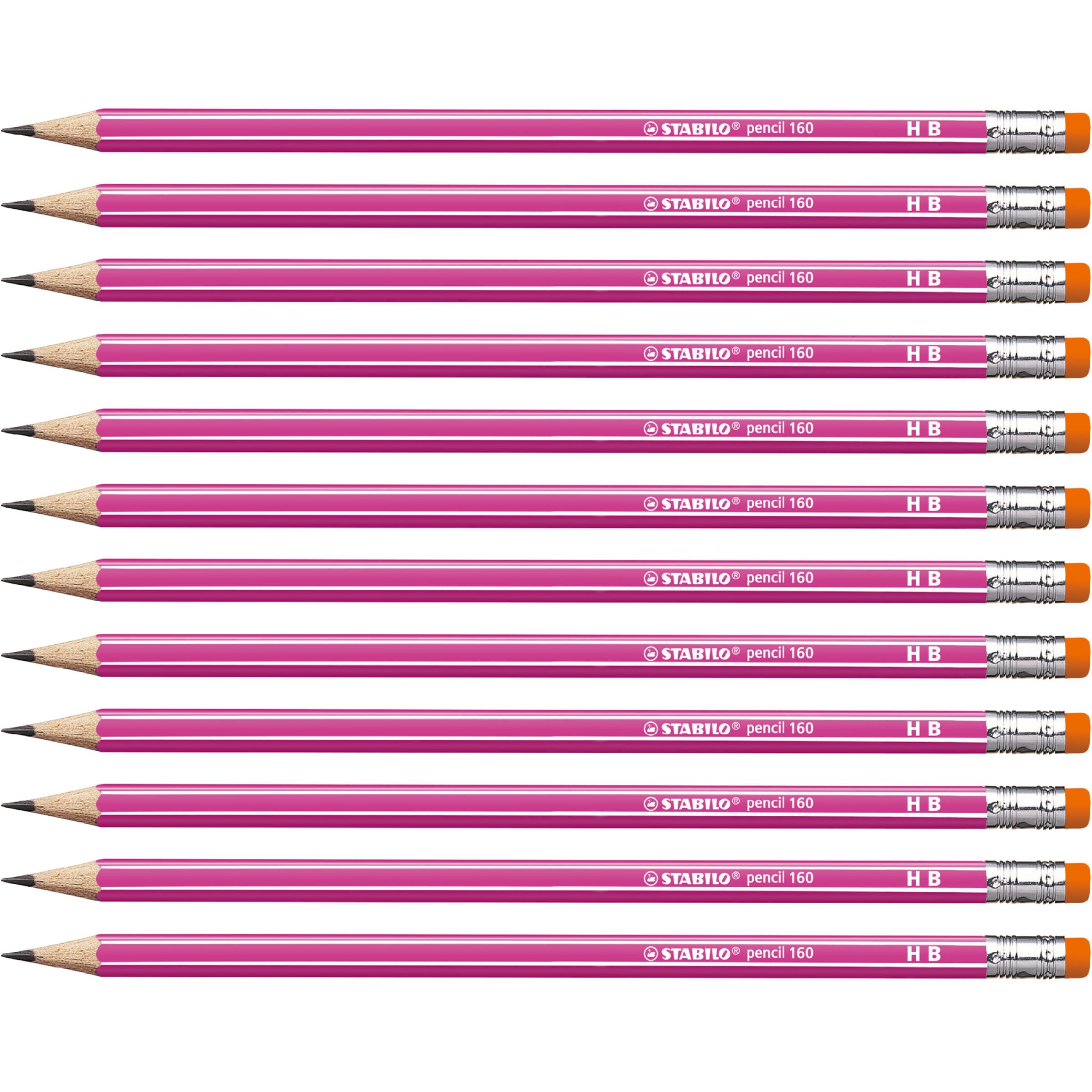 Crayon Graphite Hb Stabilo Pencil 160 - Pack De 3 Crayons Graphite