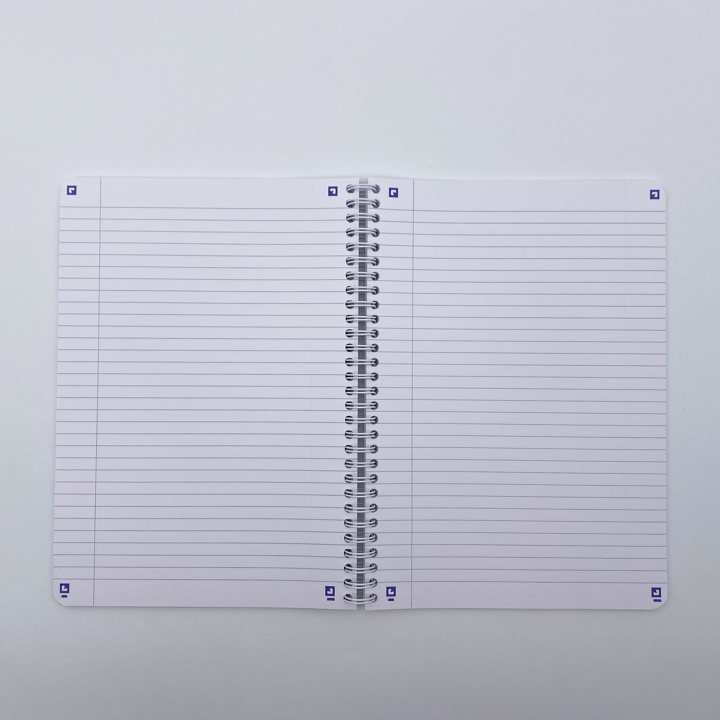 Lot De 5 Carnets à Spirales B5 Oxford Floral - 120 Pages Quadrillées, Couverture Souple