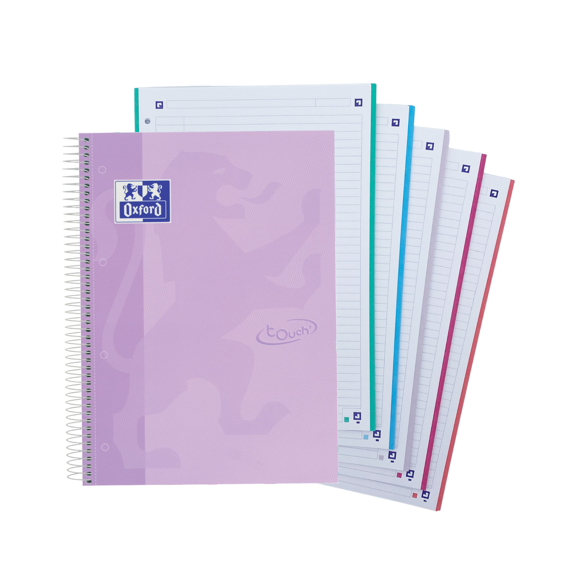 Lot Cahiers A5 100 Pages Lignées Oxford Lot De 3 Cahiers à Spirales Avec Couverture Cartonnée Et Marge Perforée Format A5328 Cahier A5 Spirale