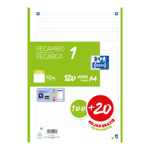 Papier Ligné Oxford A4 - Lot De 200 Feuilles Perforées - Qualité écriture Premium