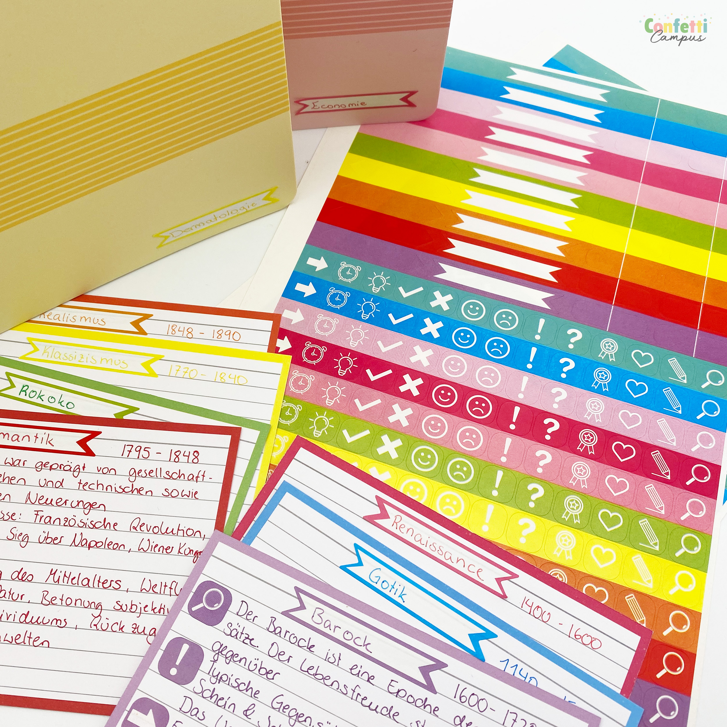 OXFORD 340 stickers autocollants pour customiser tes notes