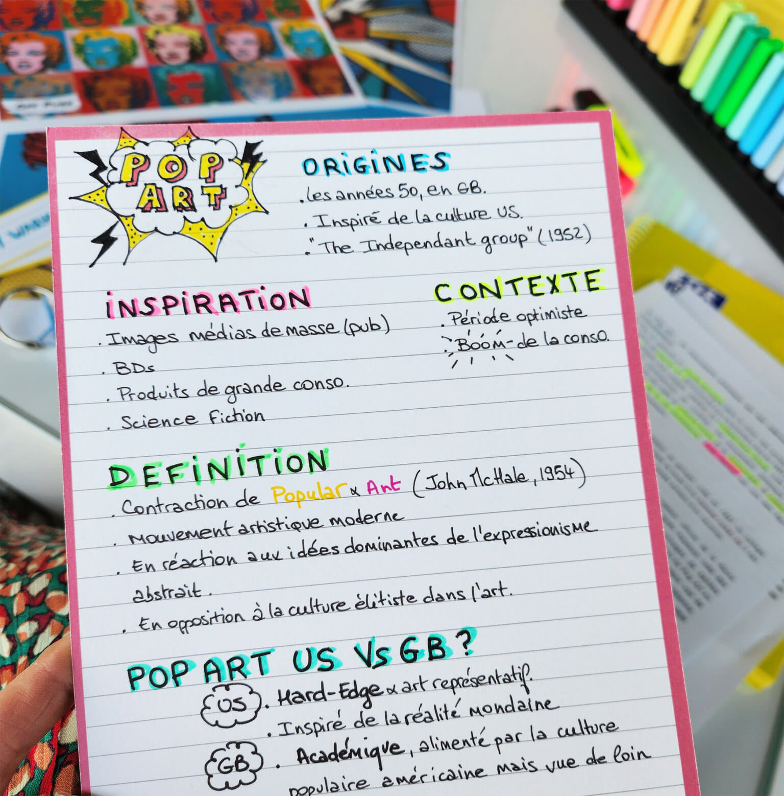 Fiches bristol Vs Flashcards quelle est la différence? Confetti Campus