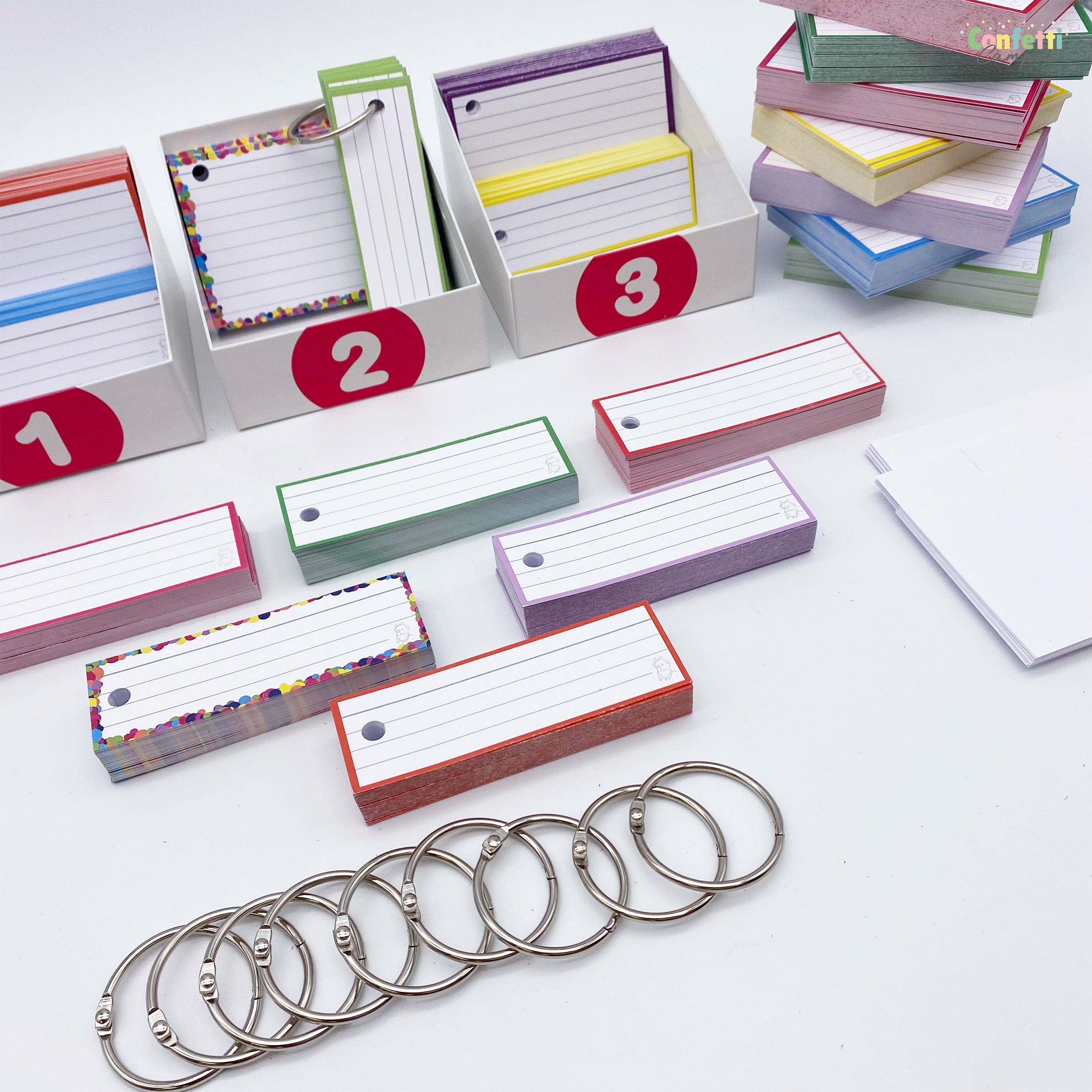 Kit EXAMS de 1000 Flashcards Leitner®