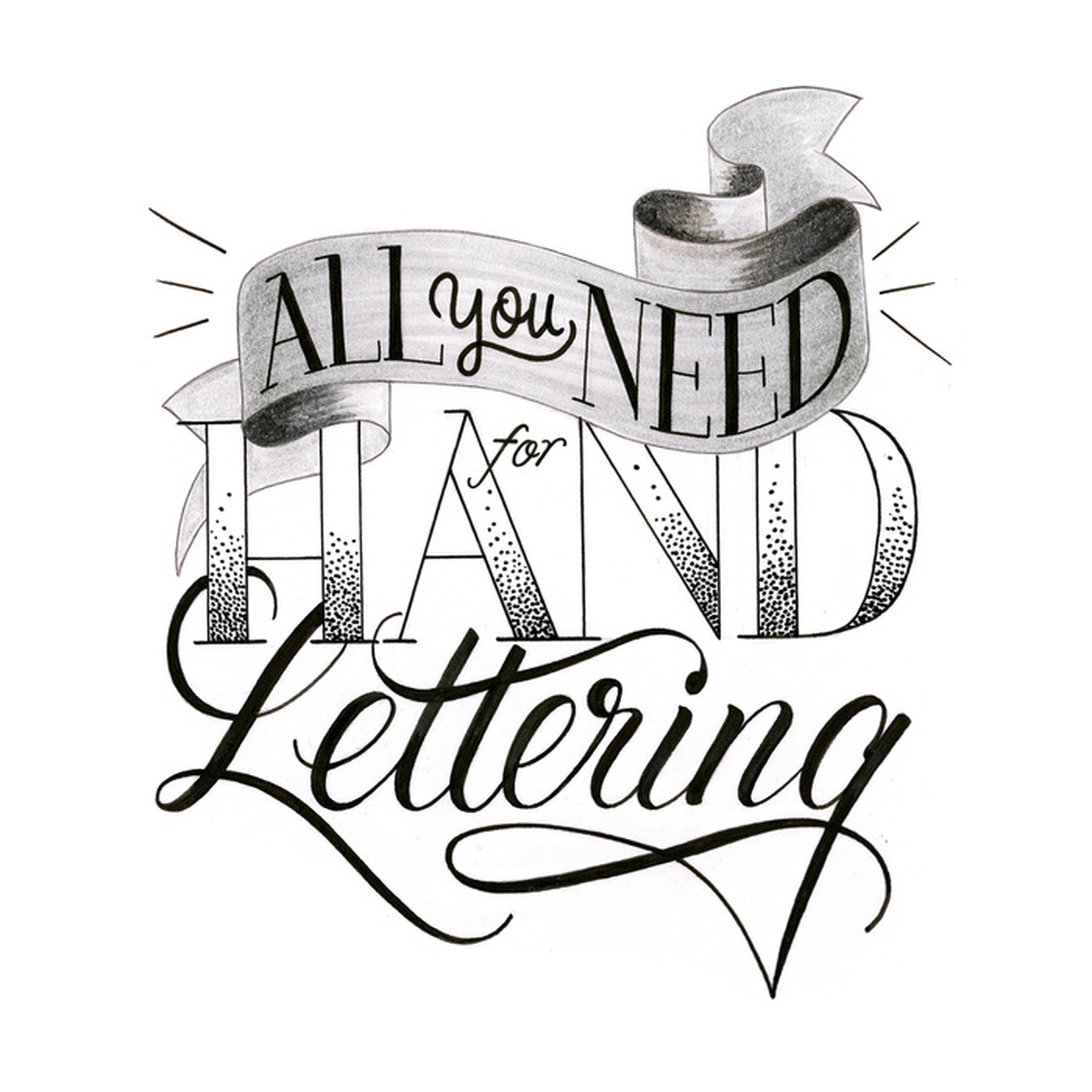 FABER CASTELL Pitt Artist Starter Kit Hand Lettering nuances de gris 8 ...