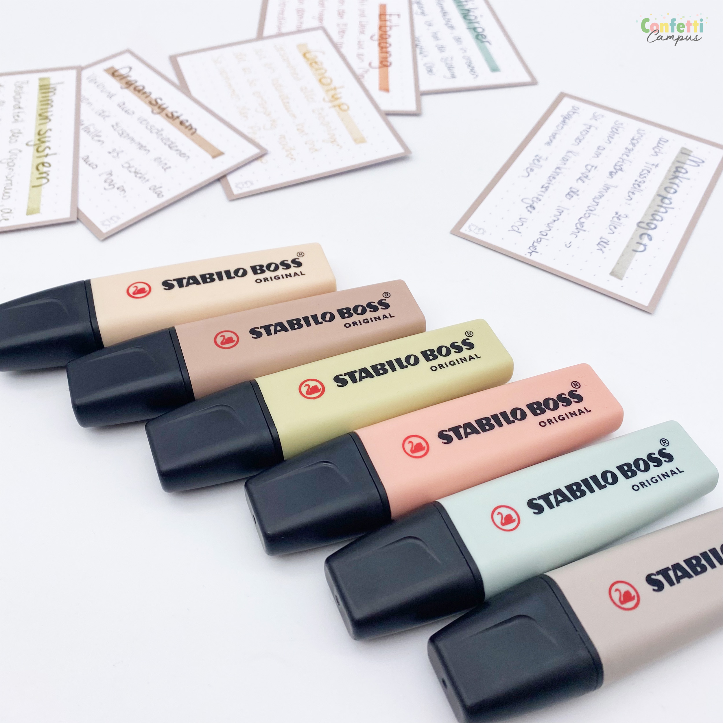 STABILO BOSS ORIGINAL NatureCOLORS Surligneurs X6 stabilo-boss-original-naturecolors-surligneurs-x6