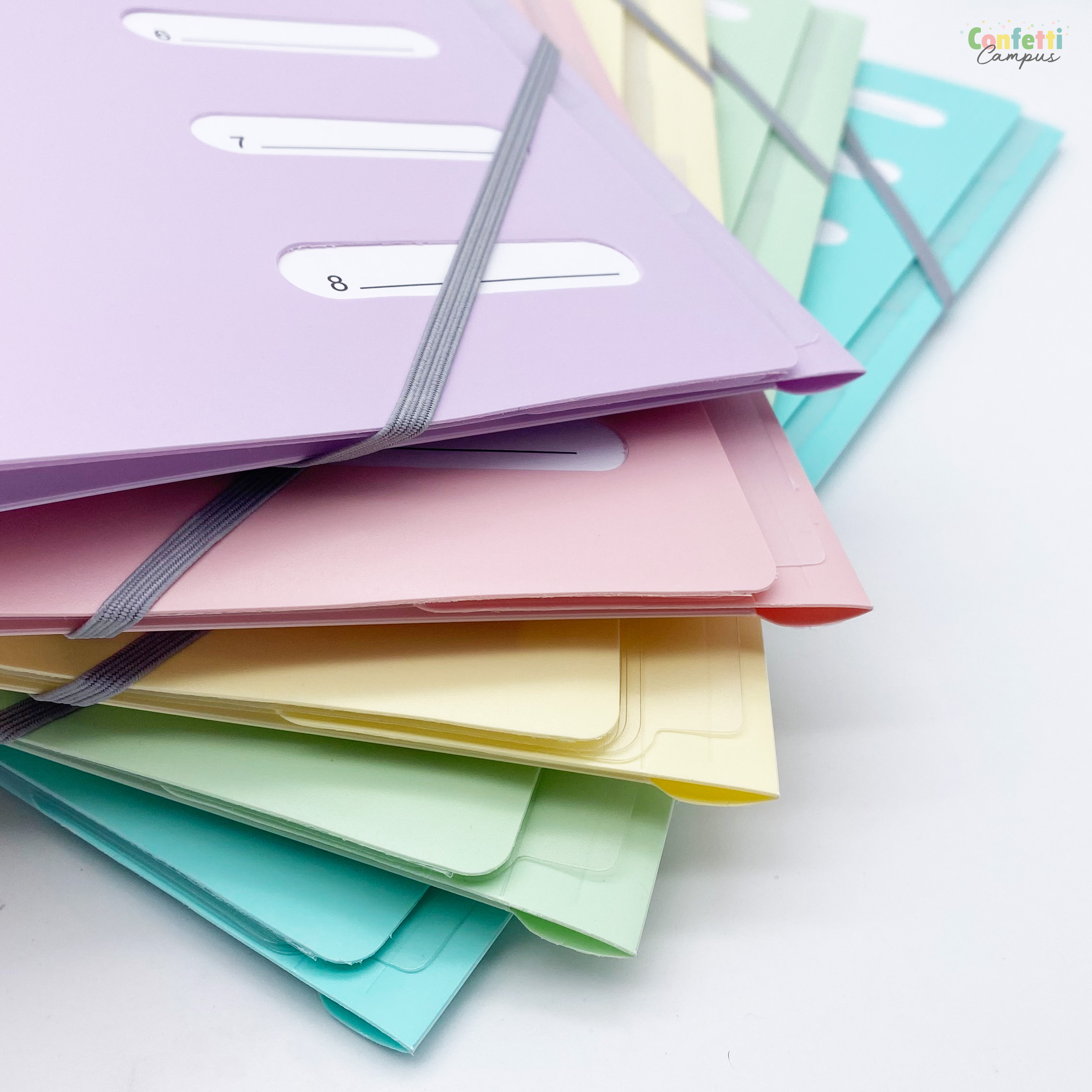 Oxford Showtas Portfolio A4 40 Insteekhoezen Urban Pastel Roze - Confetti Campus