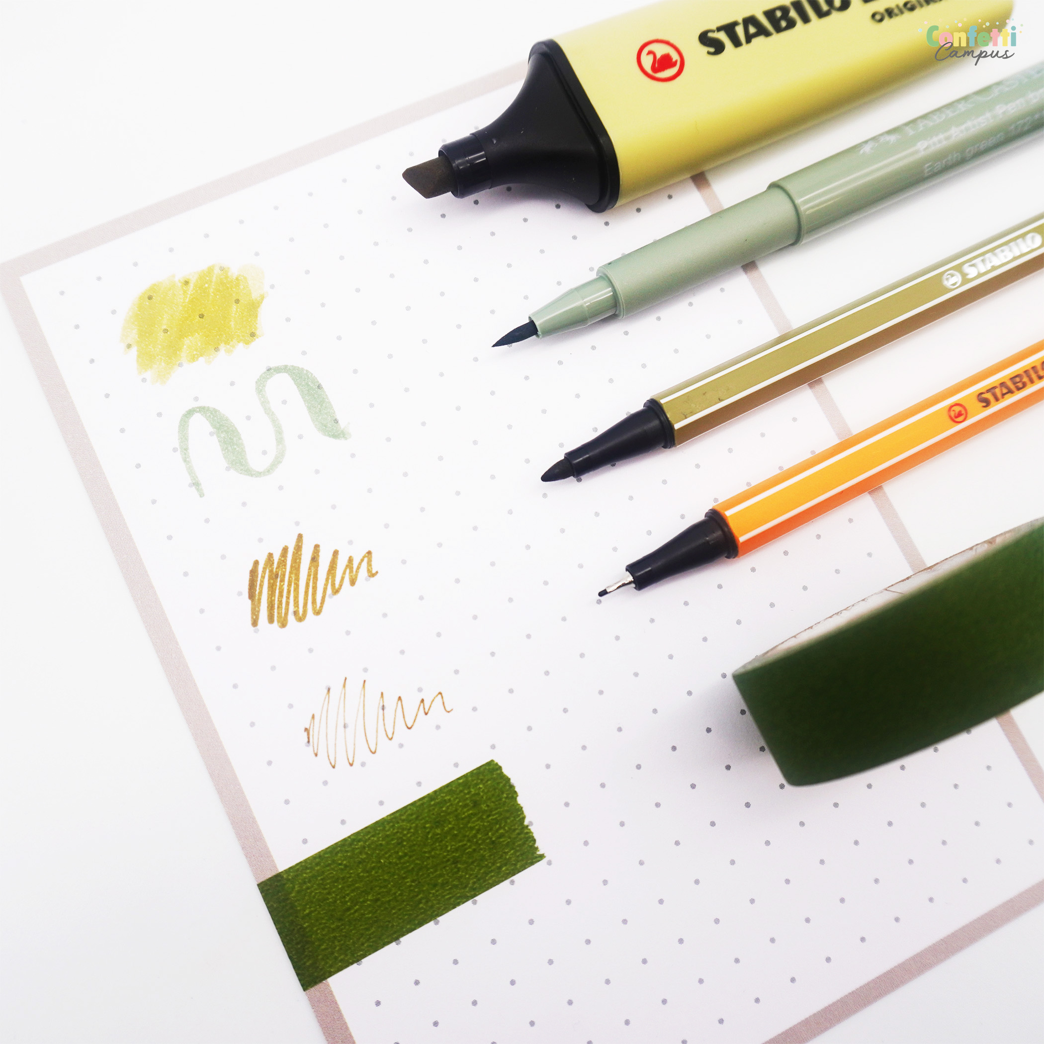 Mon joli kit d'écriture VERT MOUSSE