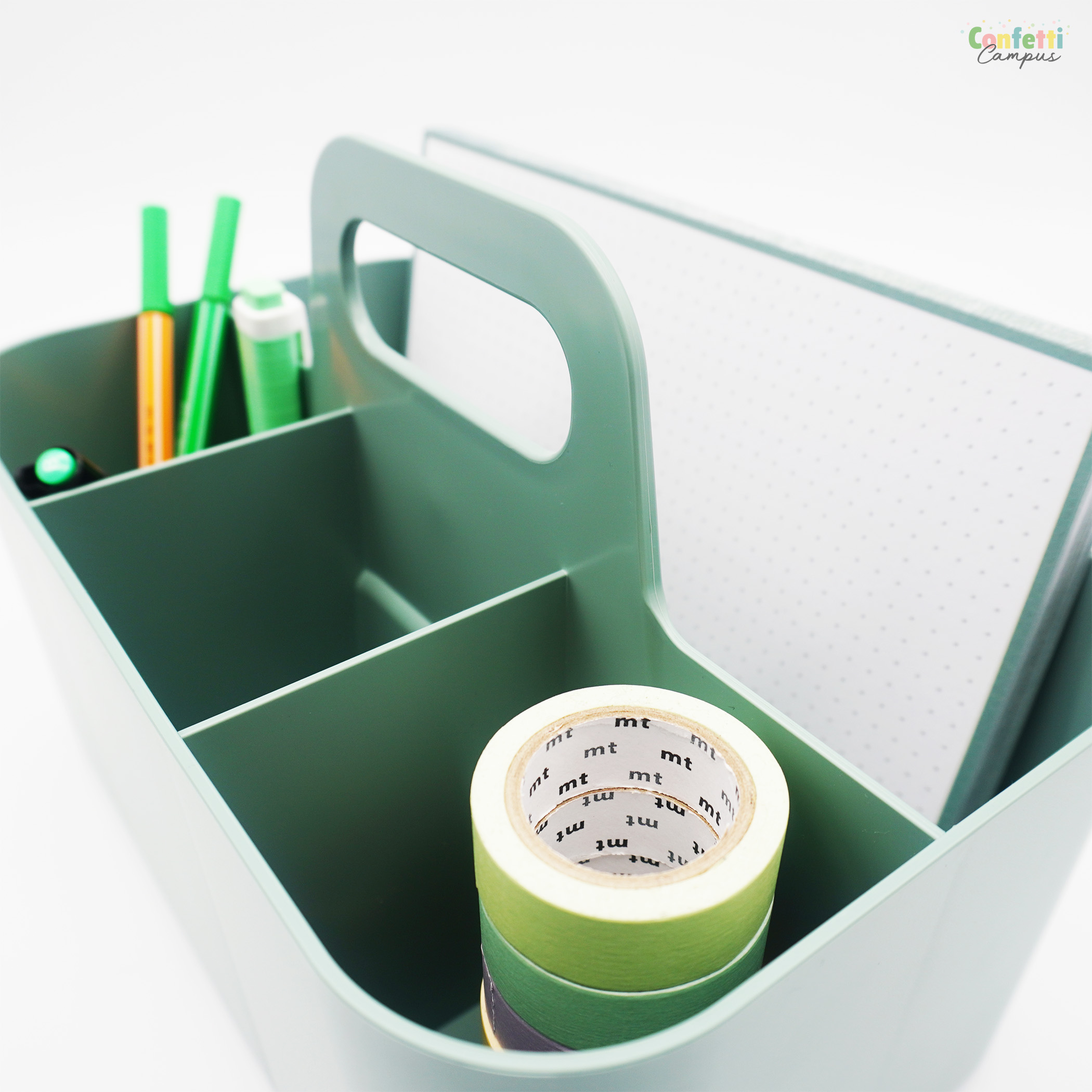 Minimaliving Organisateur De Stylos, Porte-stylos Scintillant En Forme De Diamant Avec Rotation à 360° - Accessoire De Bureau Avec 5 Compartiments Pour Bureau, école, Maison, Fournitures D'art (blanc