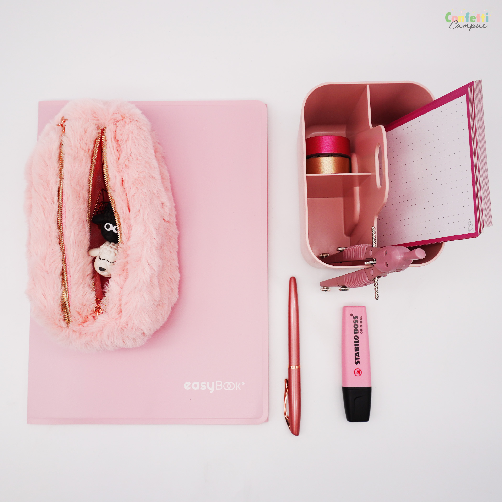 Trousse Panpan Disneyland Paris 2018 Disney Peluche Bambi Lapin Gris Stylos Crayons - Activités