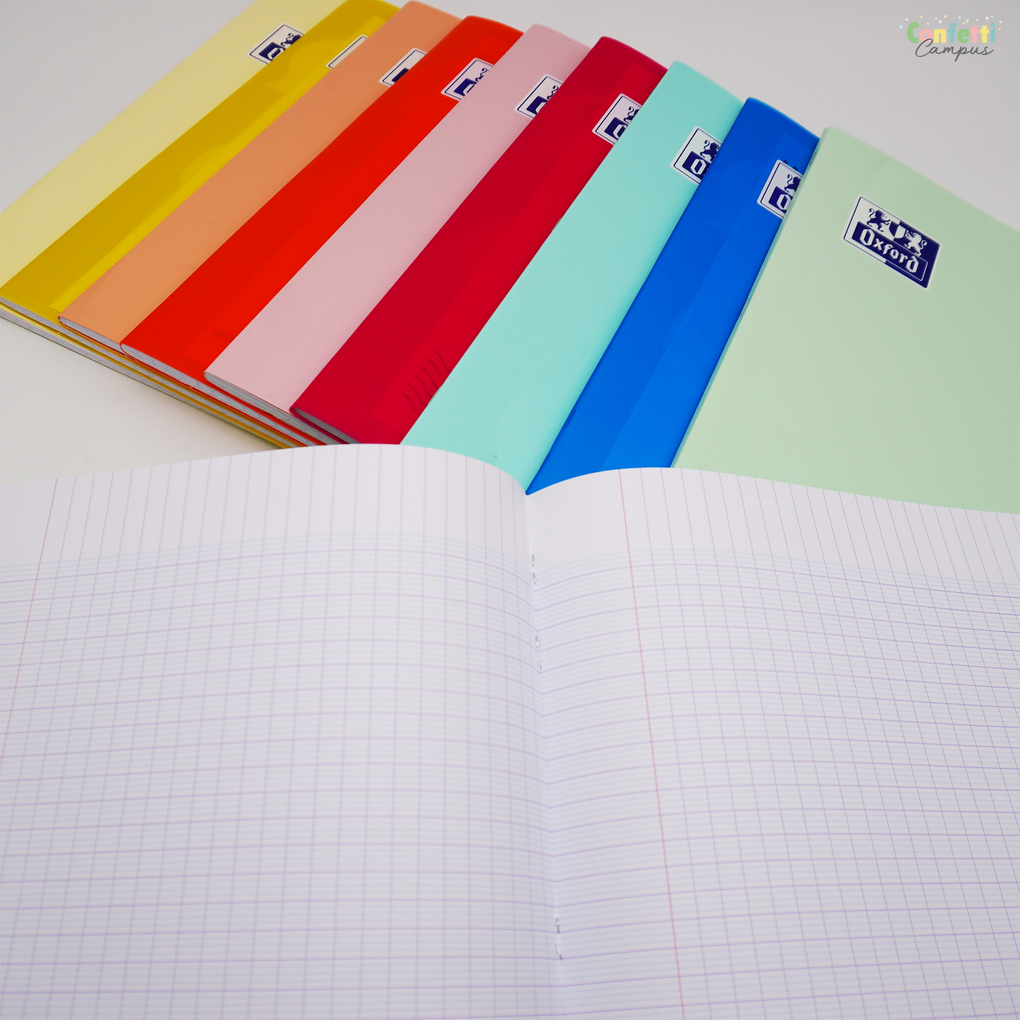 Chemises Cartonnées OXFORD - Lot De 10 - 24x32cm - 240g - 5 Couleurs Assorties